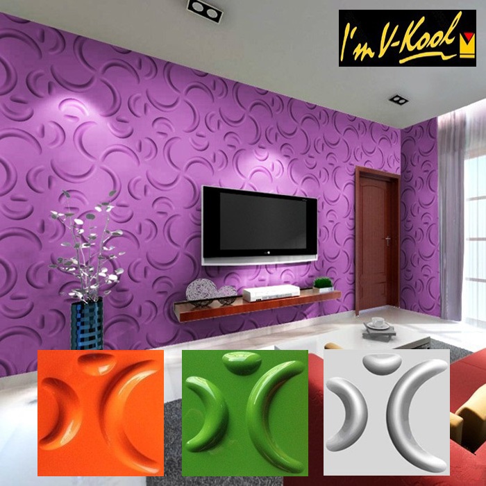 Three-dimensional Plate Clothing Store Beauty Salon - One Wall Design For Living Room - HD Wallpaper 