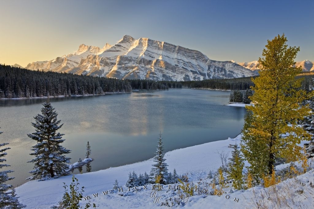 Photo Scenic Winter Landscape Photo Banff Park - Background Hd For Calendar - HD Wallpaper 