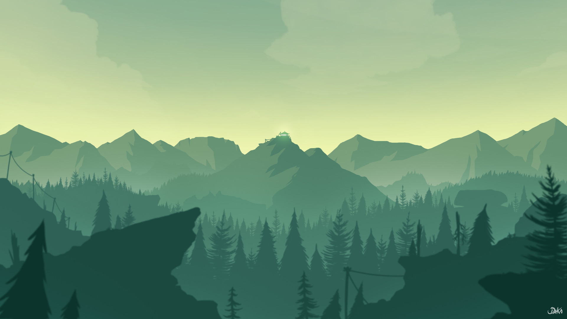 firewatch background blue firewatch background blue