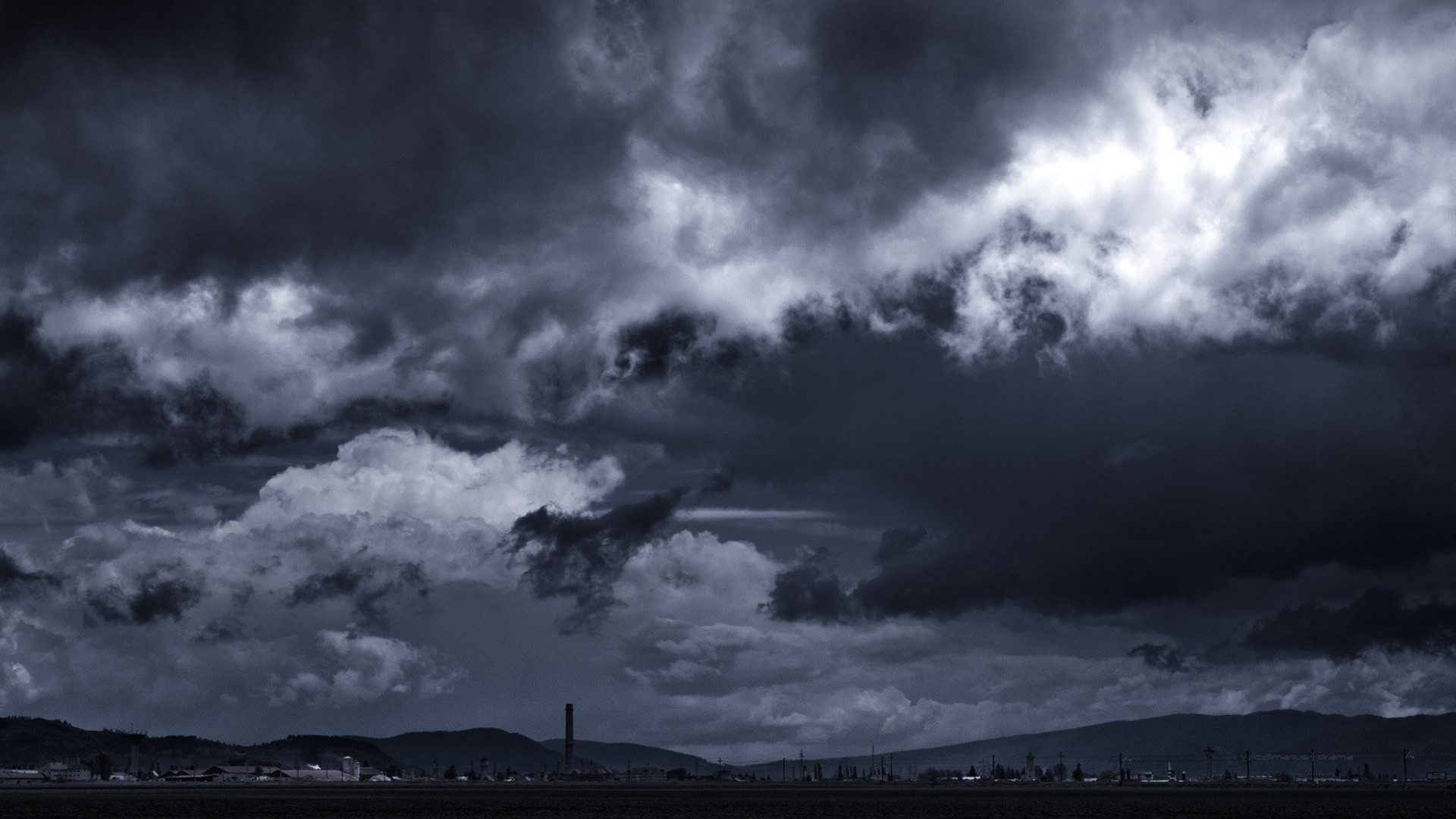 Sky Storm Nature Weather Rain Clouds Best Desktop Wallpapers - Rain Sky Wallpaper Hd - HD Wallpaper 