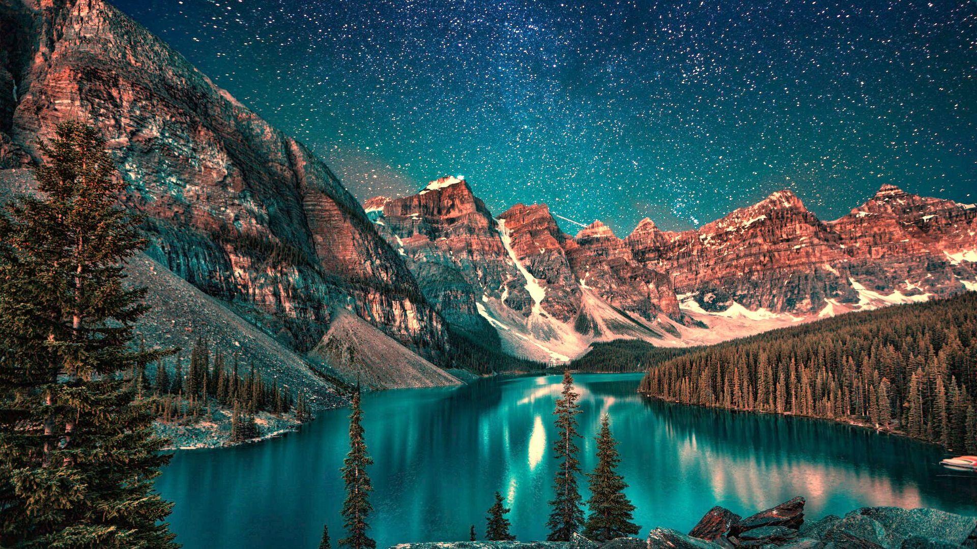 Best Mac Backgrounds - Moraine Lake - HD Wallpaper 