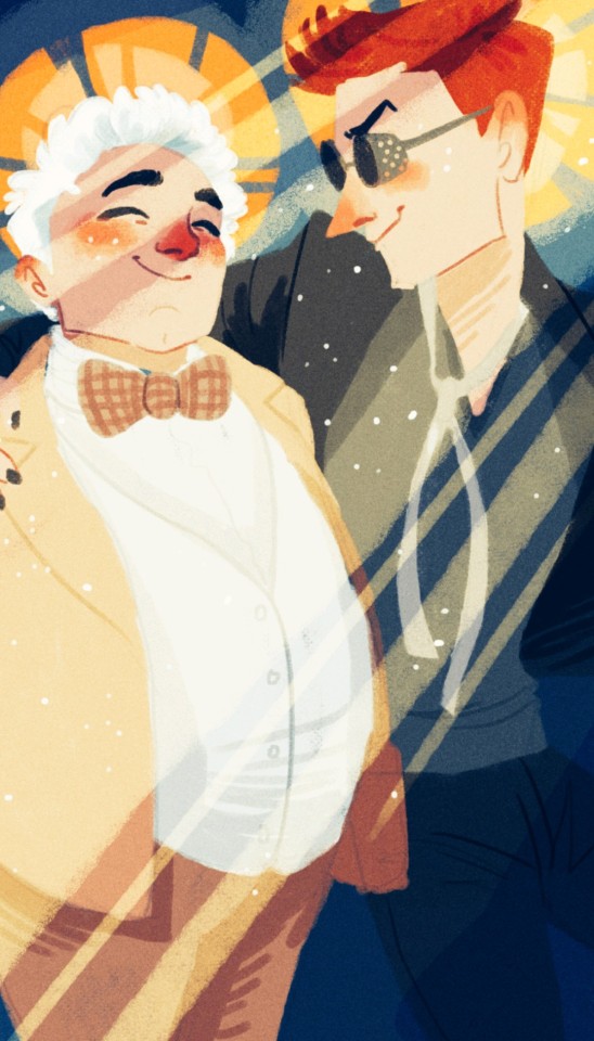 Image - Good Omens Fan Art - HD Wallpaper 