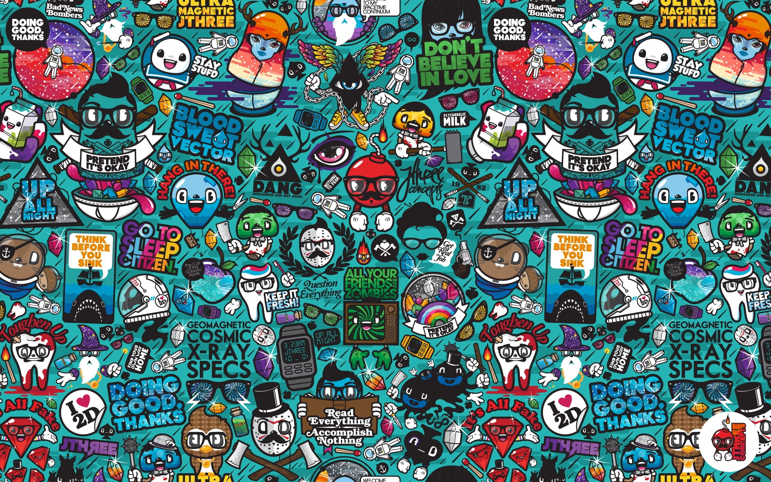 Doodle Art Hd - HD Wallpaper 