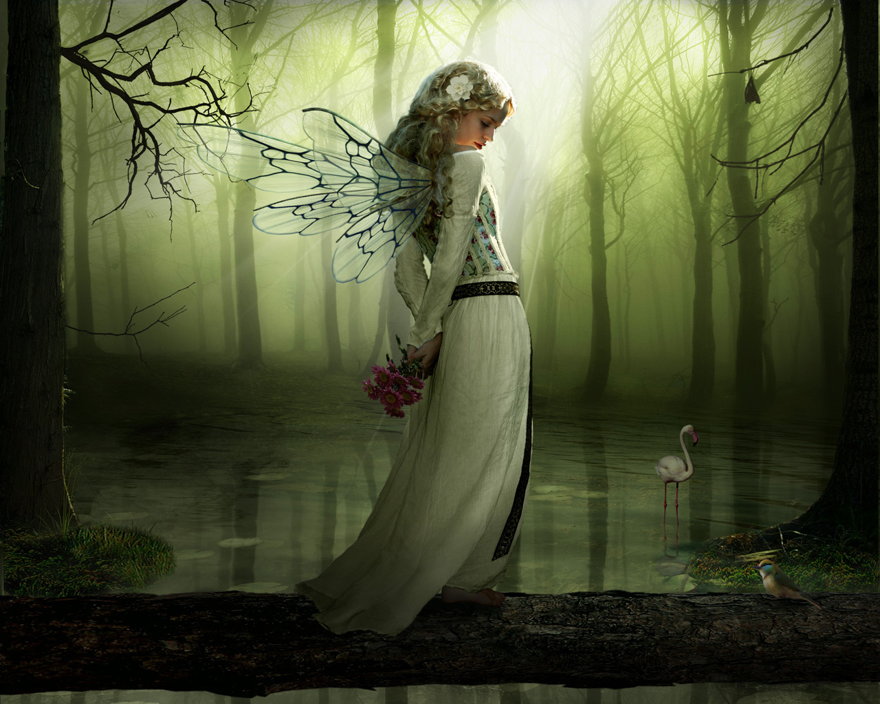 Real Green Fairy Wallpaper - Château De Vizille - HD Wallpaper 