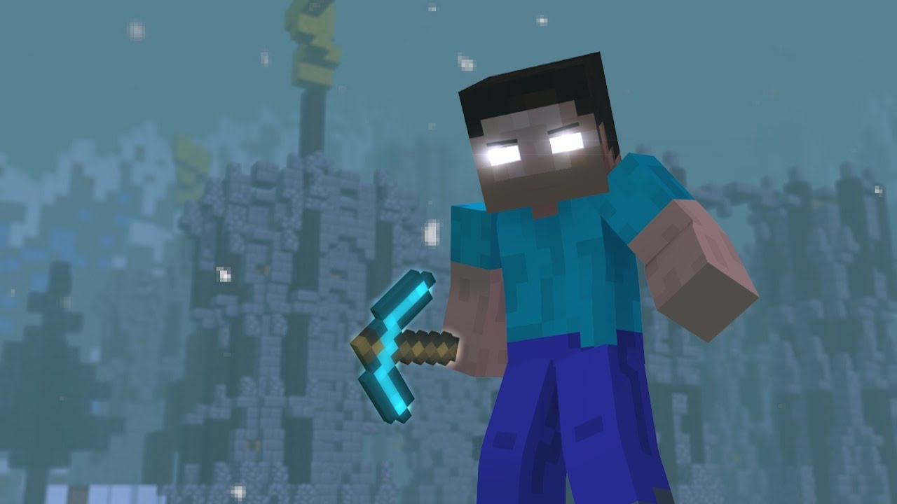Minecraft Wallpaper Herobrine - HD Wallpaper 