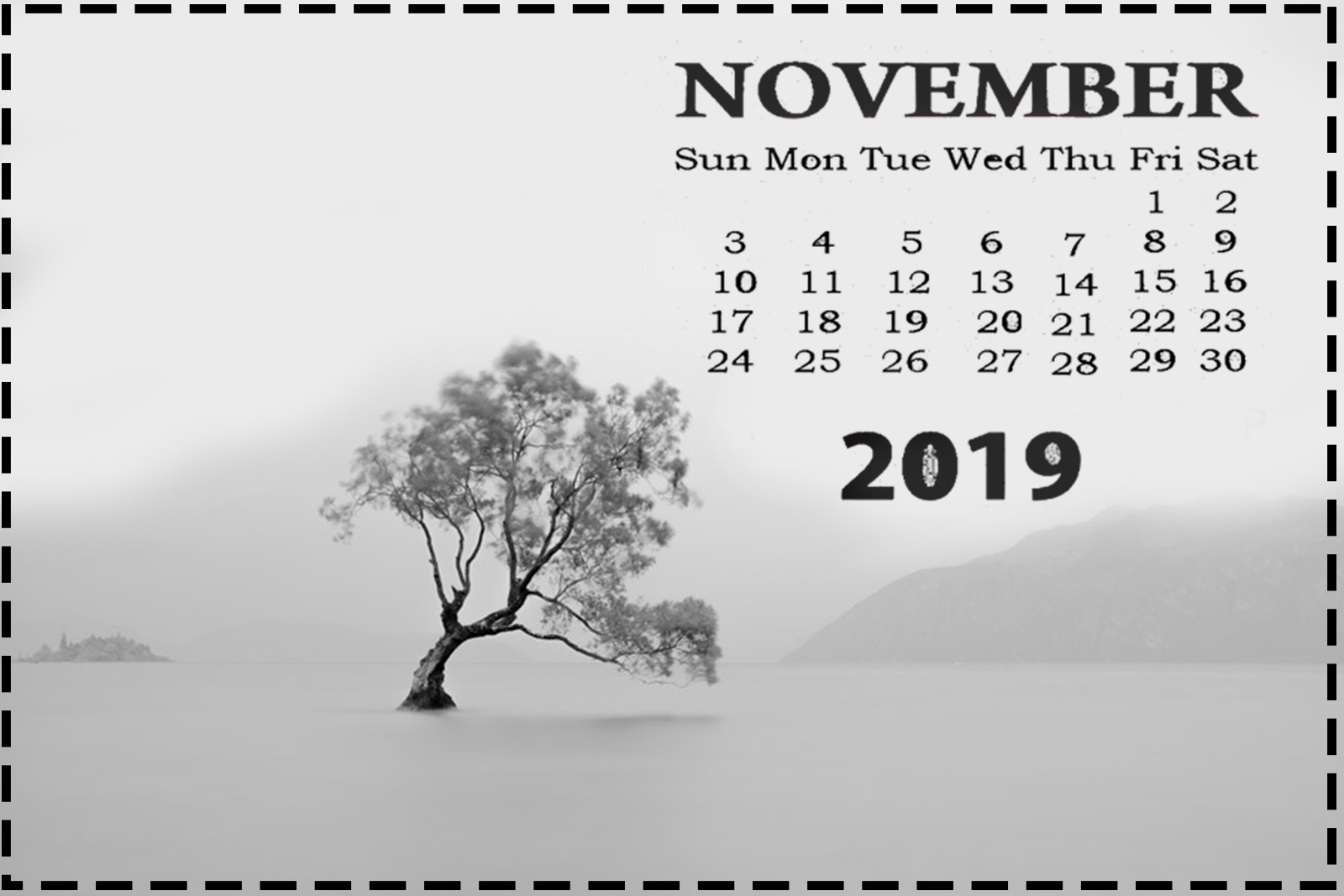 November 2019 Desktop Background Wallpaper - Mastering Composition For Photographer - HD Wallpaper 