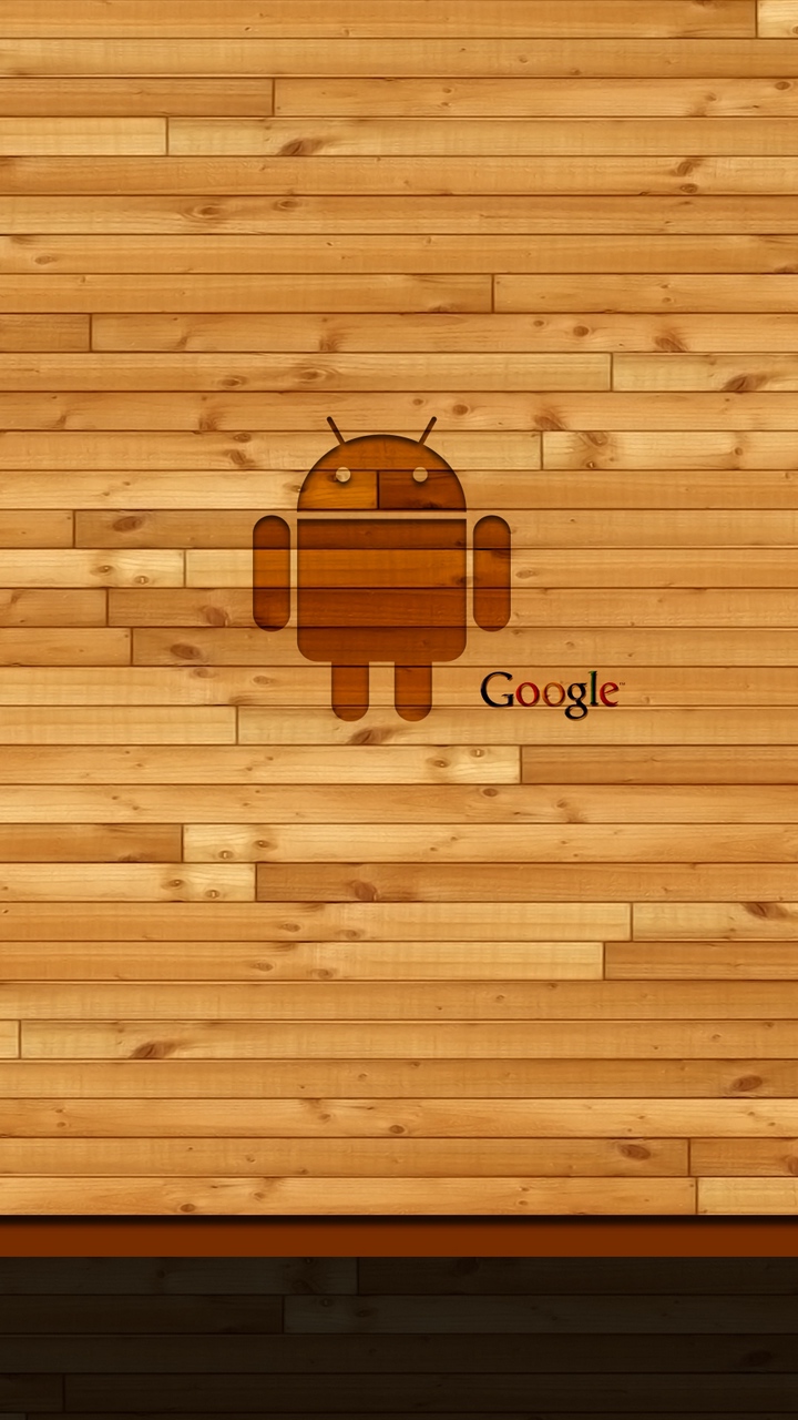 Wallpaper Google, Logo, Wall, Android - Wood Wallpaper Hd Android - HD Wallpaper 