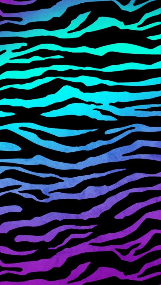 Blue And Purple Zebra Backgrounds - HD Wallpaper 
