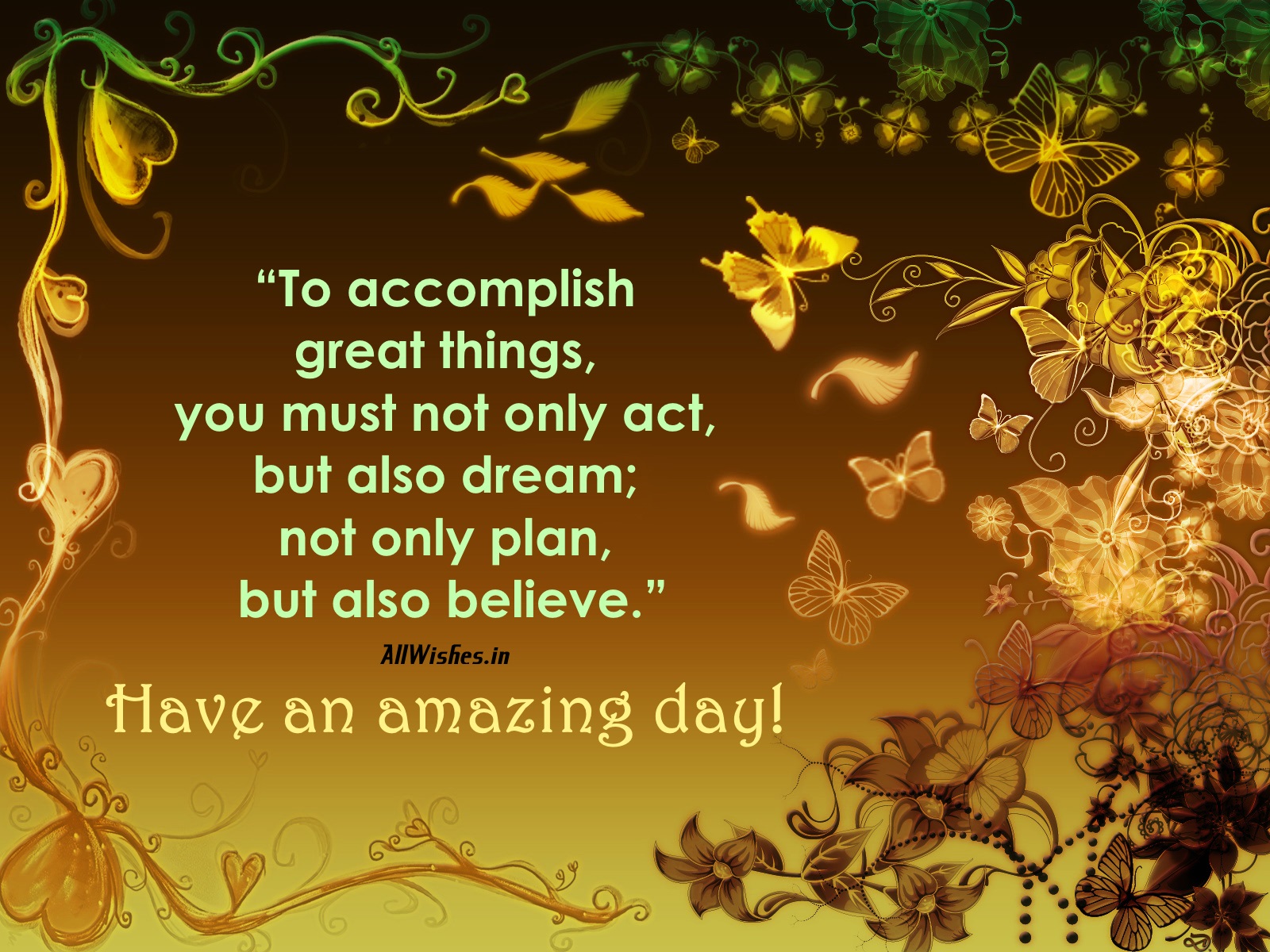 Have An Amazing Day Wallpaper Have A Beautiful Day - Phone Butterfly Wallpaper For Girls - HD Wallpaper 