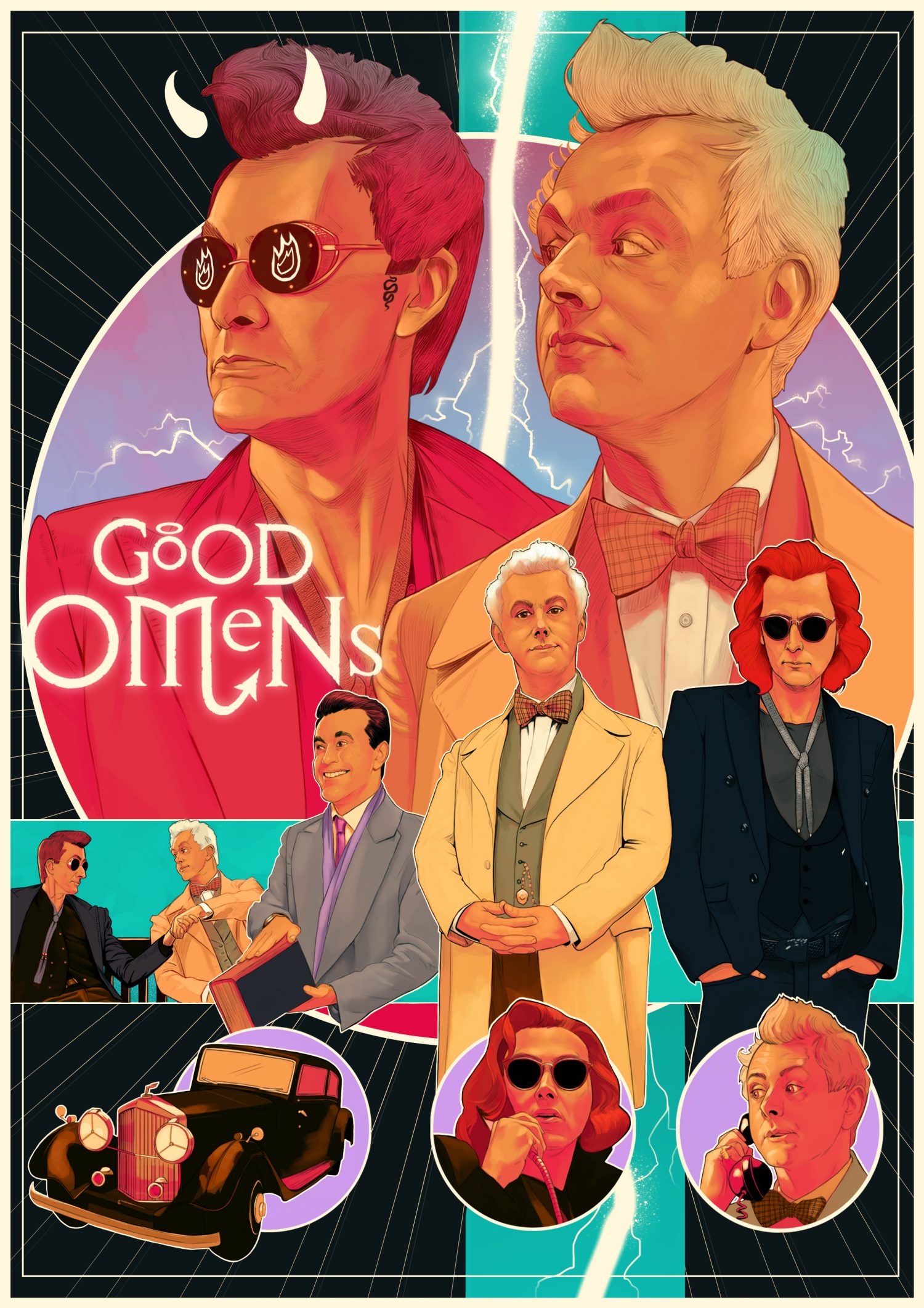 Good Omens - Good Omens Phone Background - HD Wallpaper 