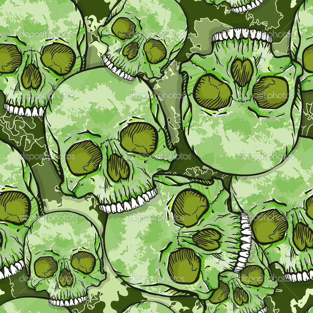 Background, Pattern, And Skull Image - Skull Camouflage - HD Wallpaper 