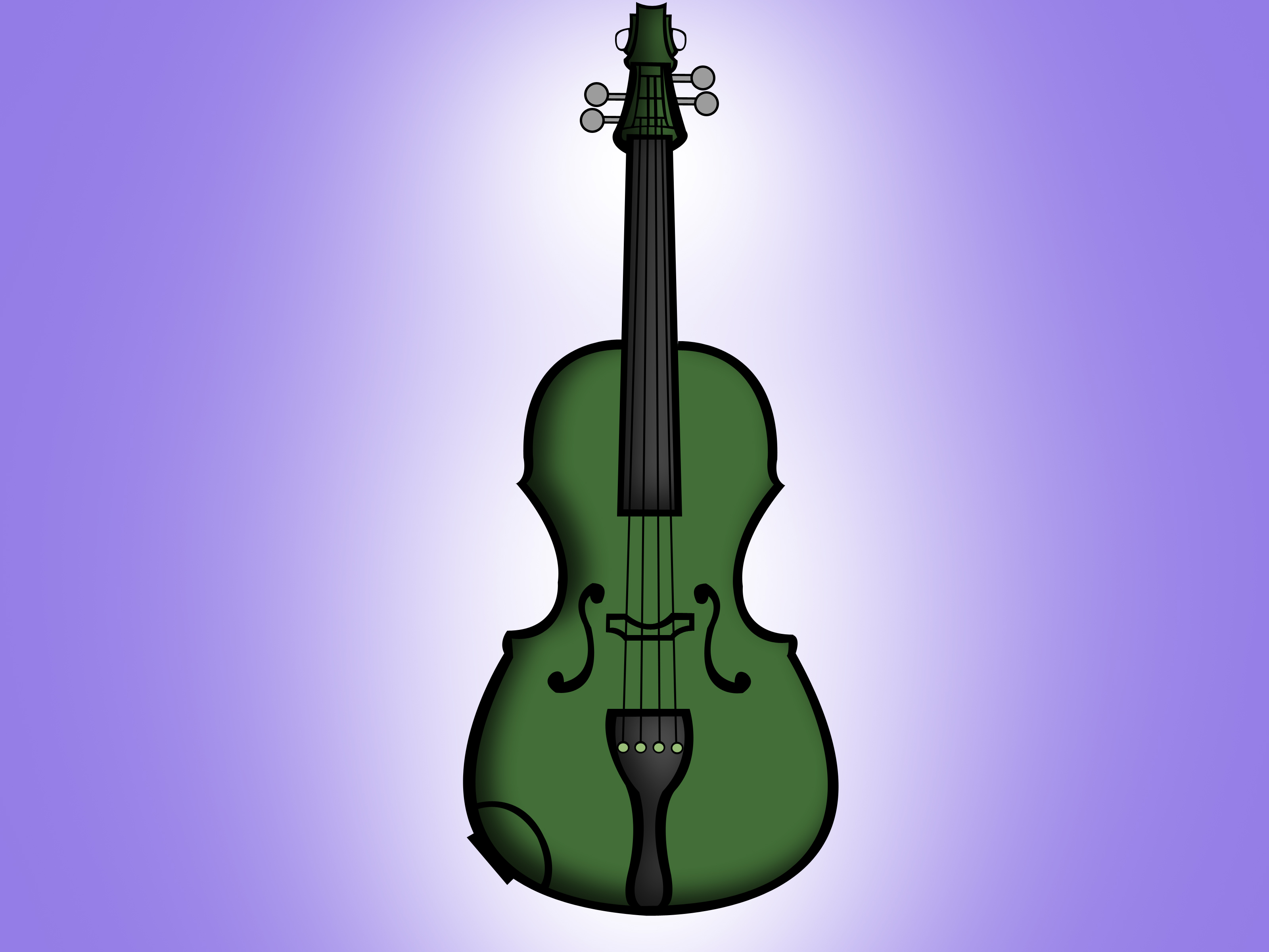 Image Titled Draw A Violin Step - Drawing Violin With Color - HD Wallpaper 