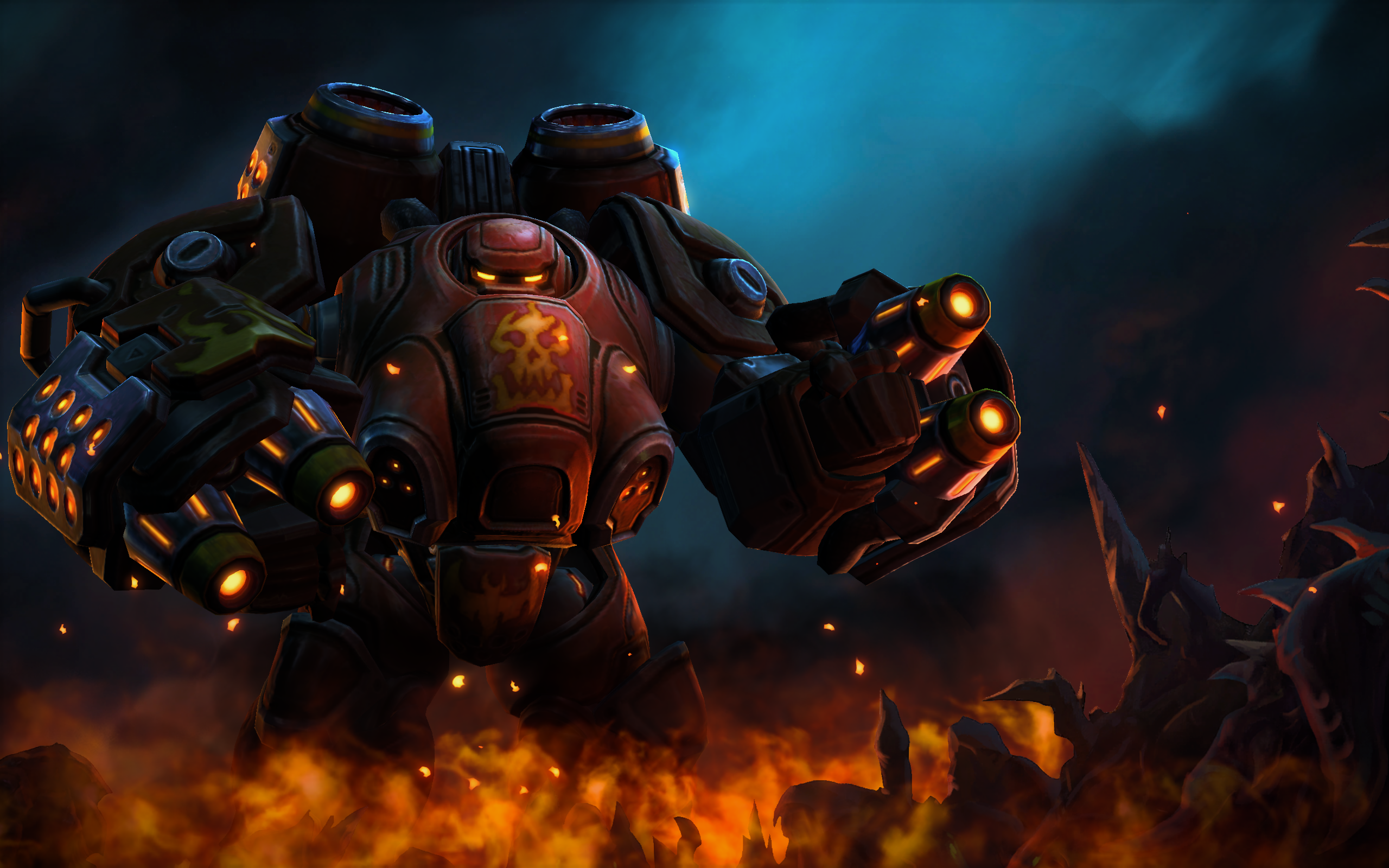 Firebat Blaze Homescreen - Heroes Of The Storm Blaze Gif - HD Wallpaper 