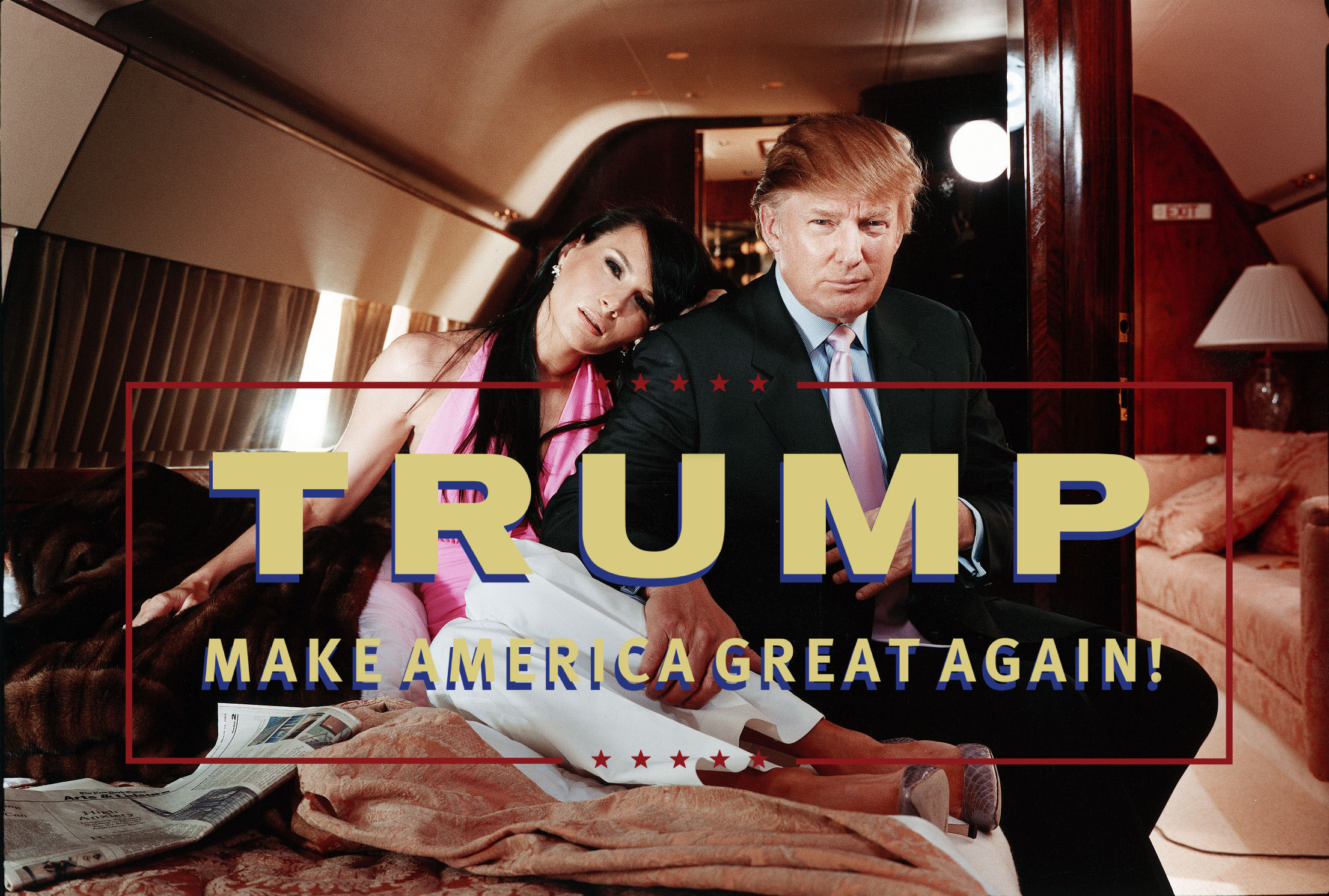Make America Great Again Wallpaper - Melania Trump Private Jet - HD Wallpaper 