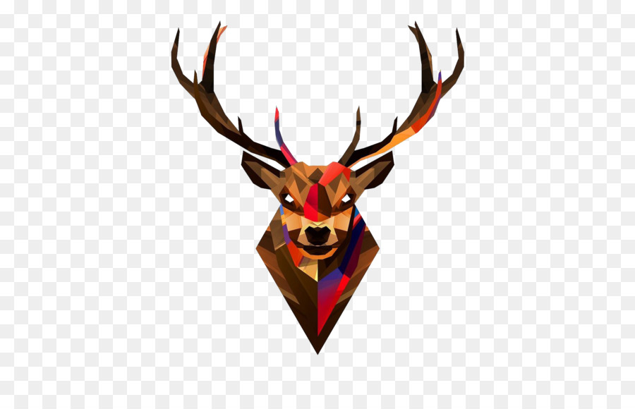 Red Deer Head Antler Wallpaper - Deer Head - HD Wallpaper 
