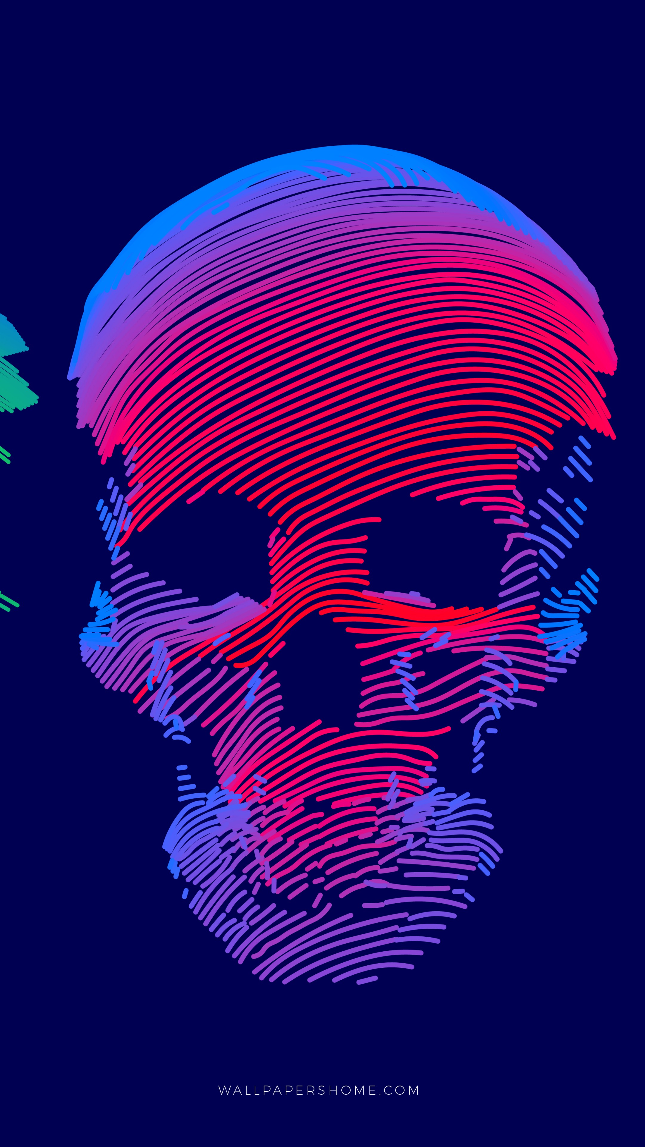 Abstract Skull Wallpaper 4k - HD Wallpaper 
