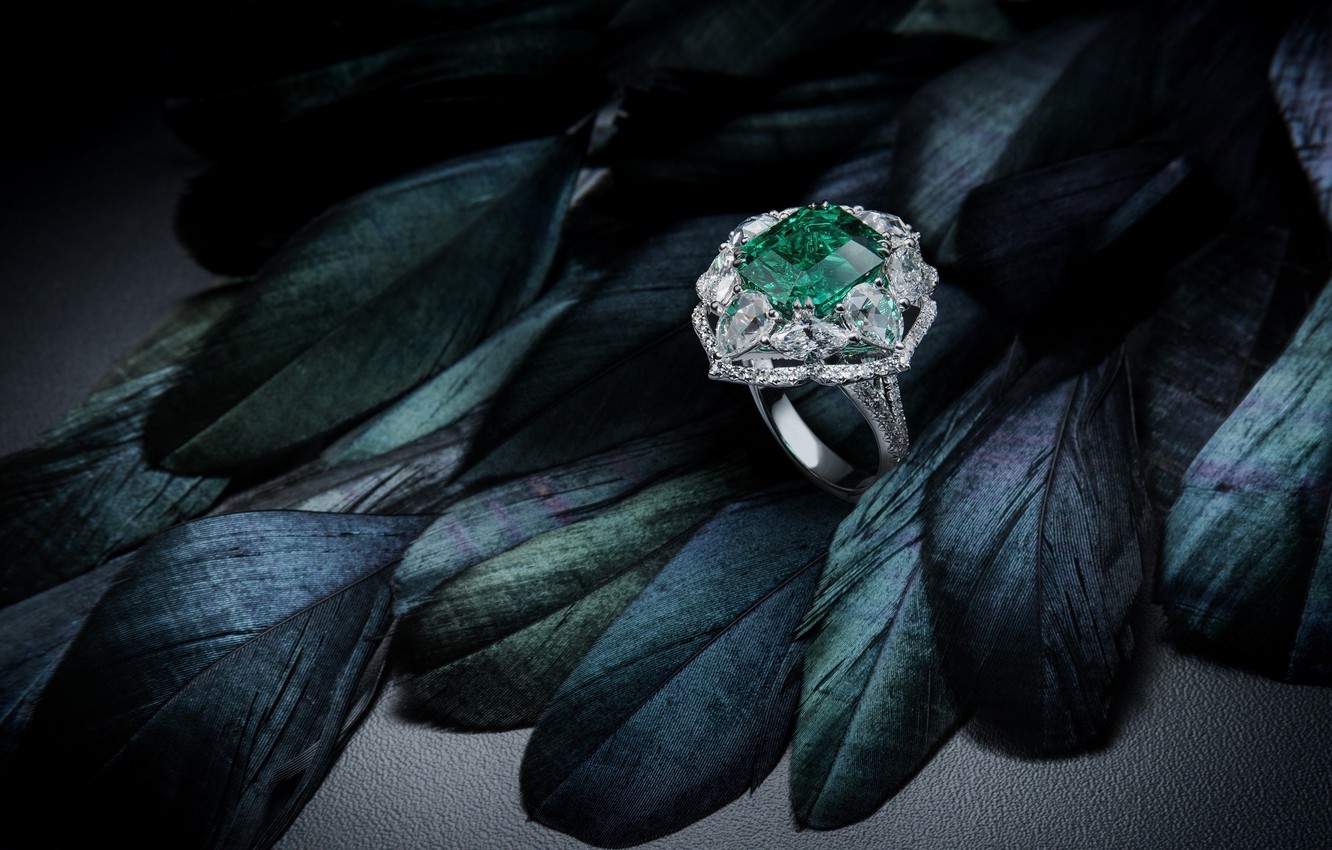 Photo Wallpaper Stone, Ring, Decoration, Emerald - Diamond Jewellery - 1332x850 Wallpaper Photo Wallpaper Stone, Ring, Decoration, Emerald - Diamond Jewellery - 1332x850 Wallpaper