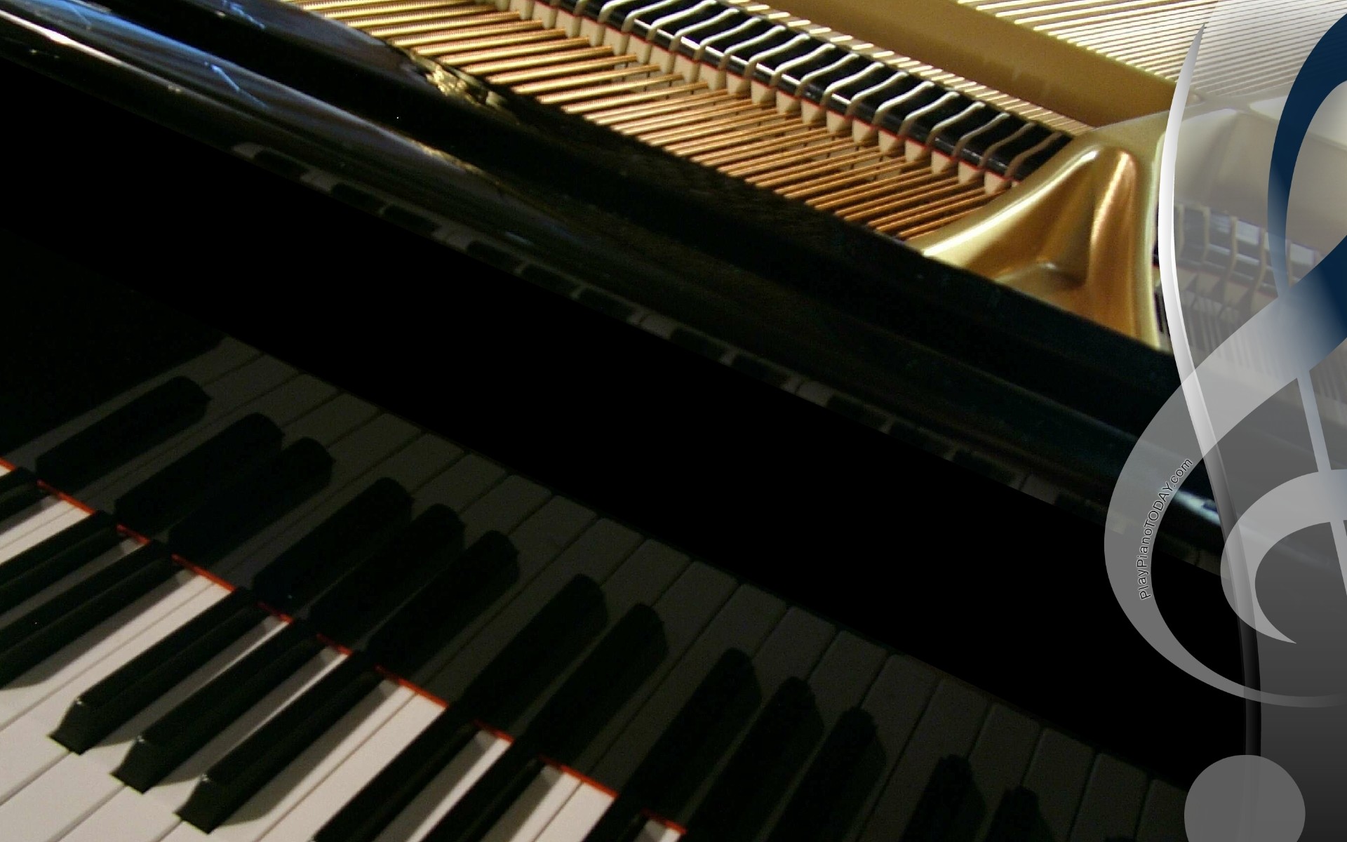 1920x1200, Grand Piano Wallpaper Grand Piano Dark Wallpapers - HD Wallpaper 