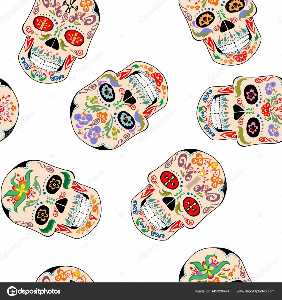 Como Pintar Calaveras De Papel - HD Wallpaper 