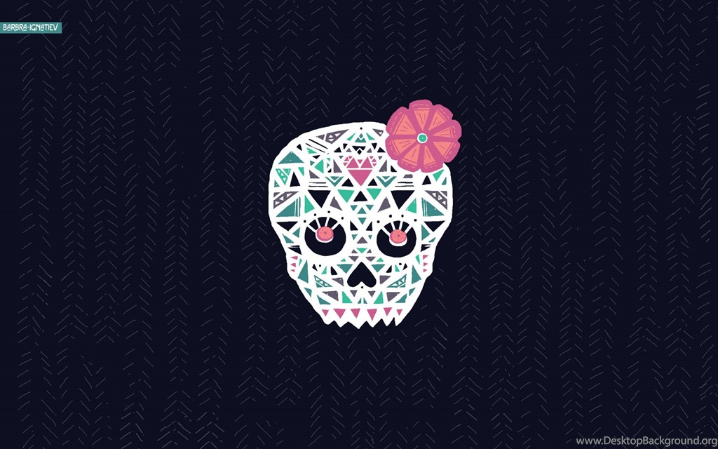 Sugar Skull Wallpapers-l4g3195 - Calaverita Para Mi Amiga - HD Wallpaper 