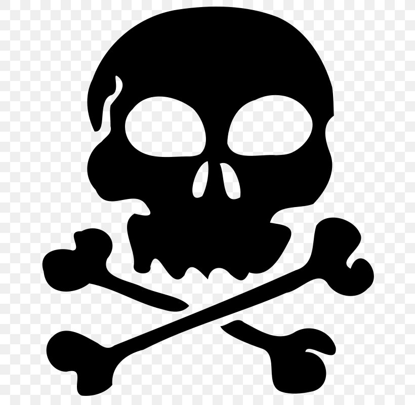 Skull Desktop Wallpaper Clip Art, Png, 703x800px, Skull, - Skull And Crossbones Clipart Transparent - HD Wallpaper 