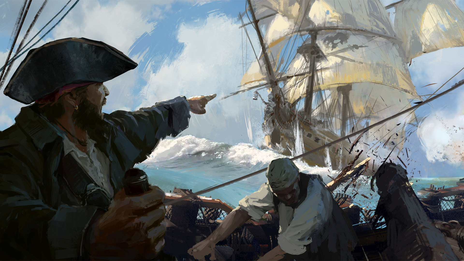 Skull And Bones Art - HD Wallpaper 