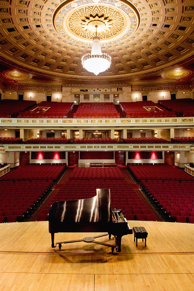Com Apple Wallpaper Kodak Hall With Piano Iphone4 - Eastman Theater - HD Wallpaper 