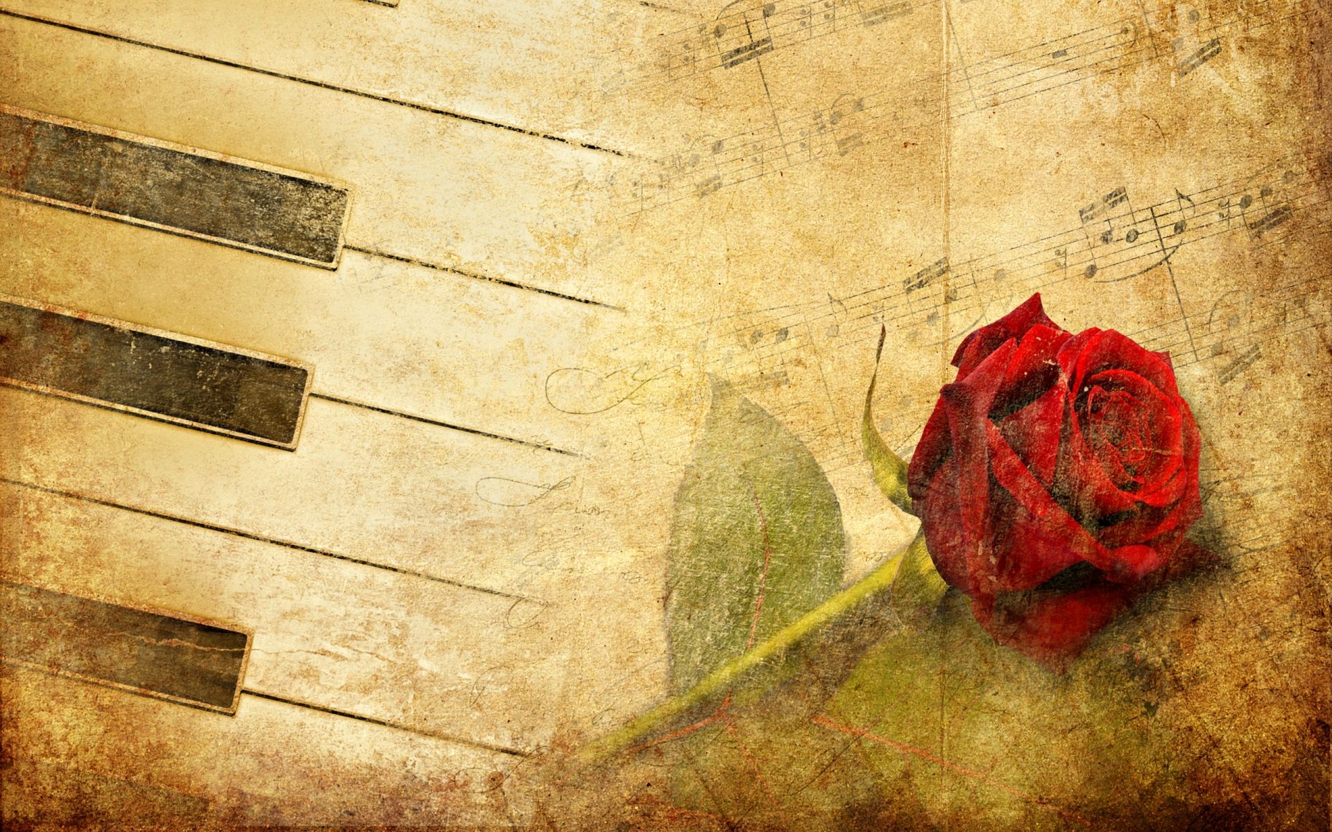 Music Vintage Background - HD Wallpaper 