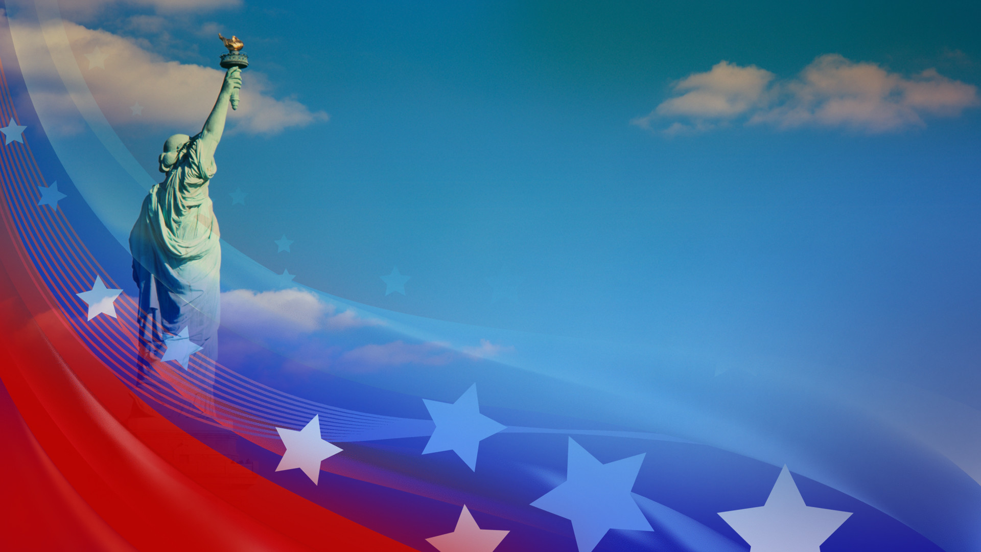 Free 4th Of July Wallpaper - Statue Of Liberty - HD Wallpaper 