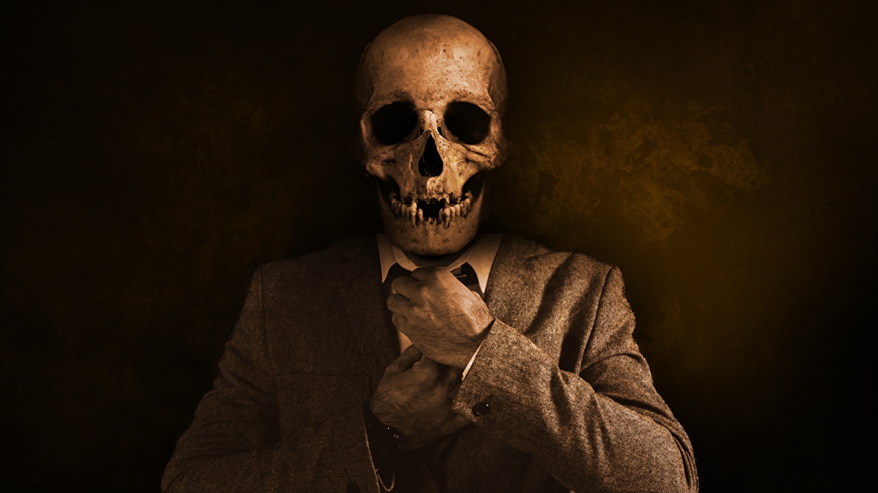 Man Skull - HD Wallpaper 