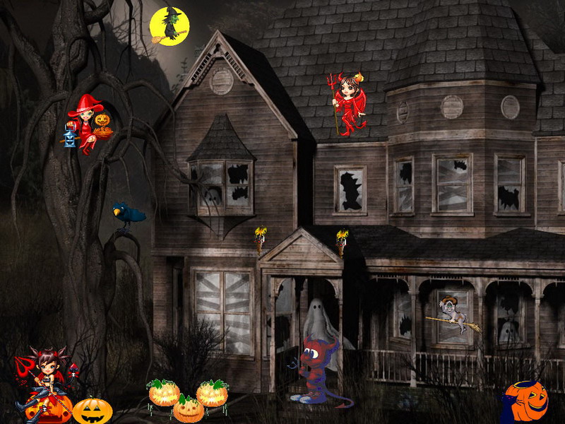 Px April 18, 2018 Animated Halloween Wallpaper And - Screensaver Halloween Windows 7 - HD Wallpaper 