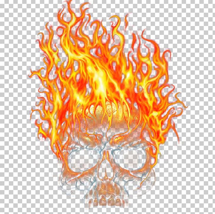 Flame Skeleton Skull Computer File Png, Clipart, Blue - Skull Fire Hd Png - HD Wallpaper 