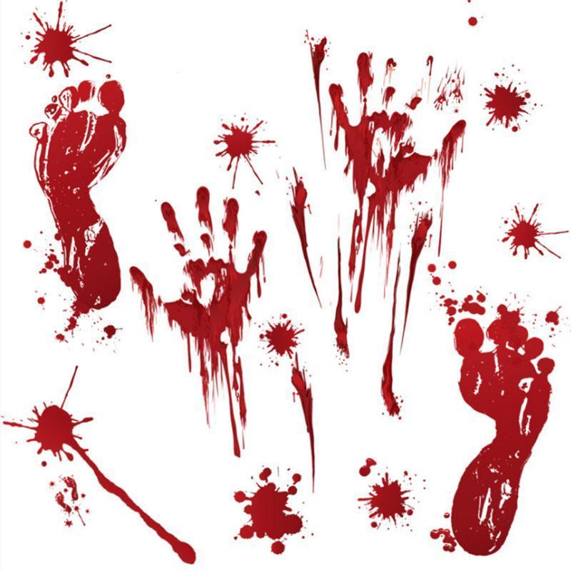Halloween Bloody Handprints - HD Wallpaper 