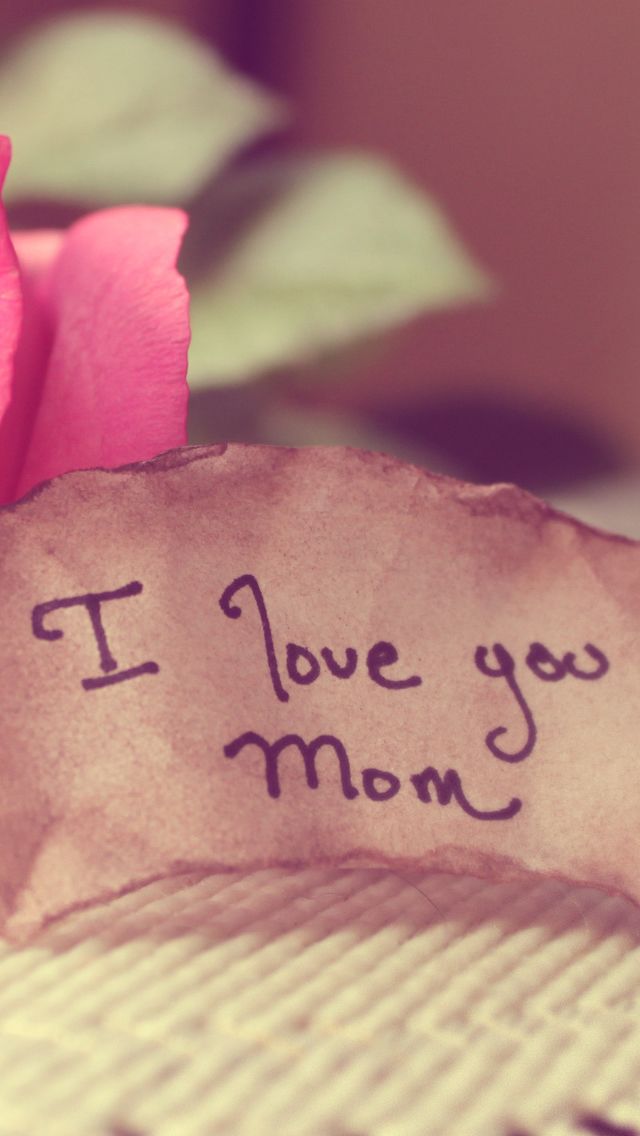 Love You Mom Hd - HD Wallpaper 