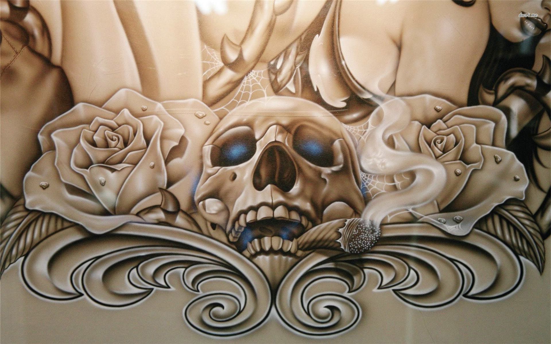 Skull - HD Wallpaper 