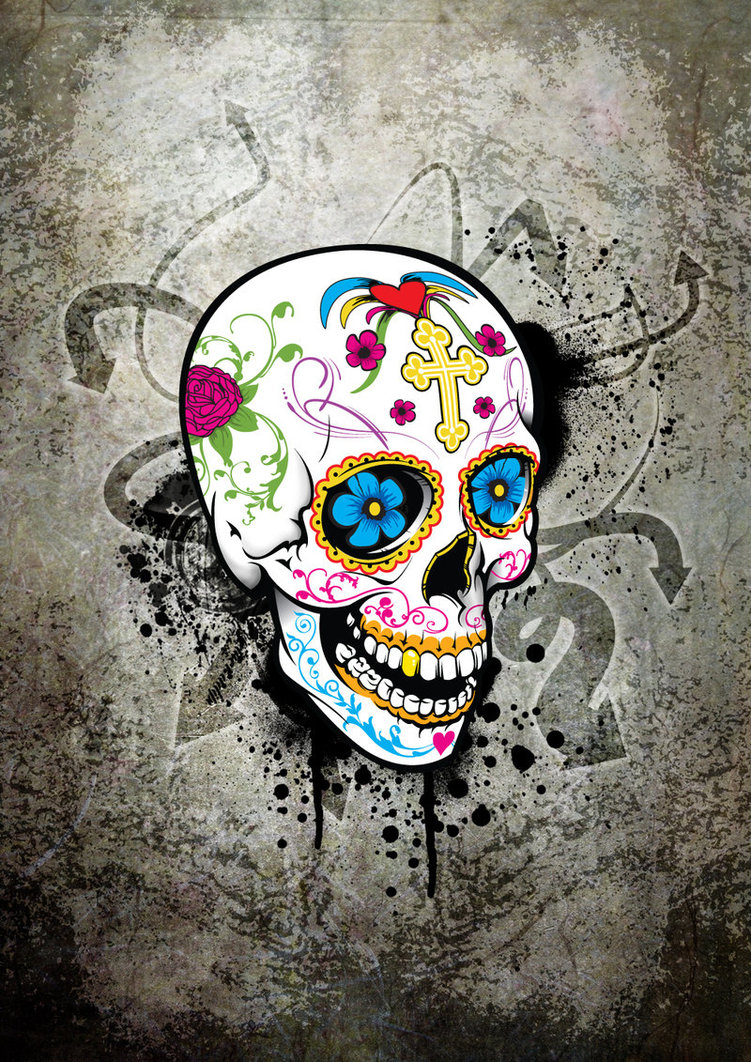 Sugar Skull Wallpapers - HD Wallpaper 