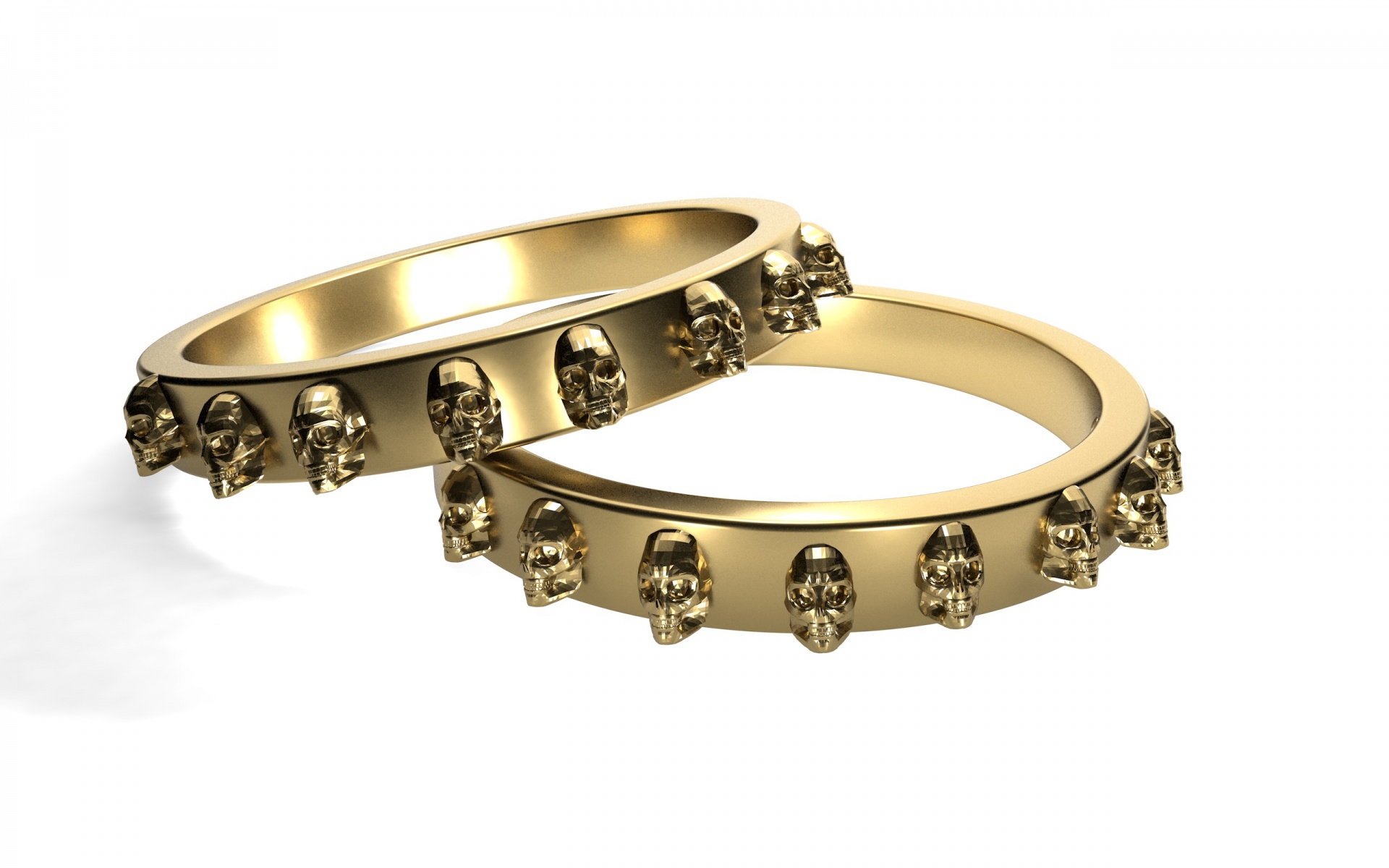 Rings Gold Skull Free Photo - Gold Skull - HD Wallpaper 