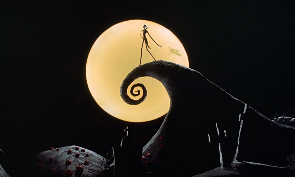 Nightmare Before Christmas Jack On The Hill - HD Wallpaper 