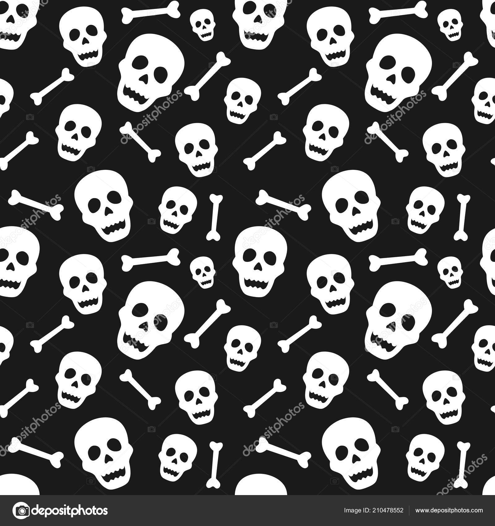 Skull Wrapping Paper Design - HD Wallpaper 