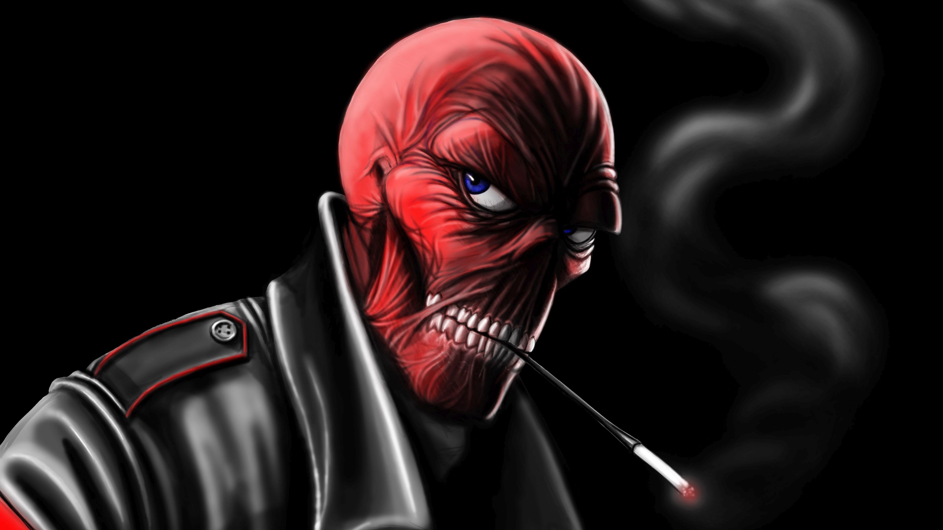 Red Skull Infinity War Vs - HD Wallpaper 