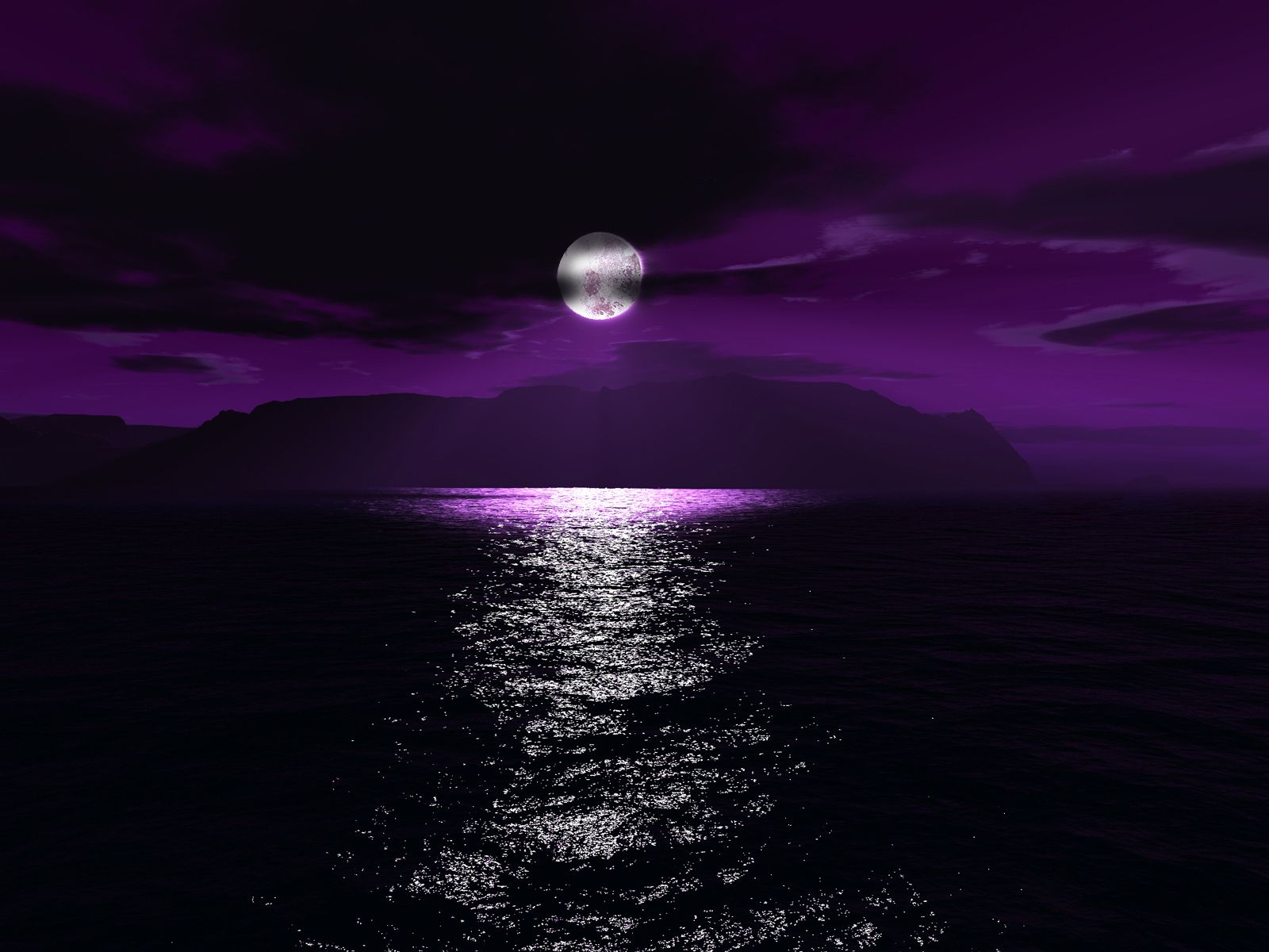 Wallpapers Desktop Nexus - Purple Moon Background - HD Wallpaper 