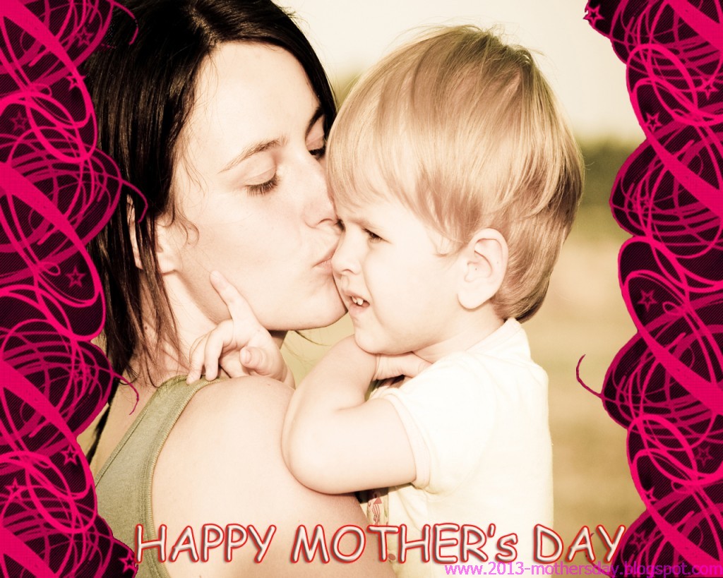 Baby With Mom Hd Wallpapers - Mother's Day Full Hd - HD Wallpaper 