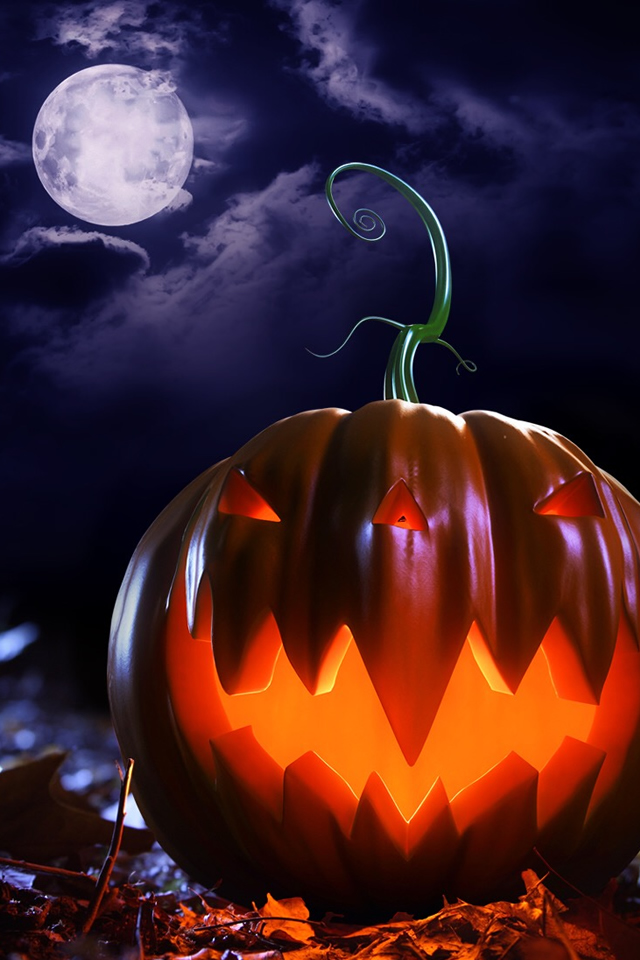 Halloween Theme Pumpkin Iphone 4s Wallpaper - Street Fighter 5 Juri Halloween - HD Wallpaper 