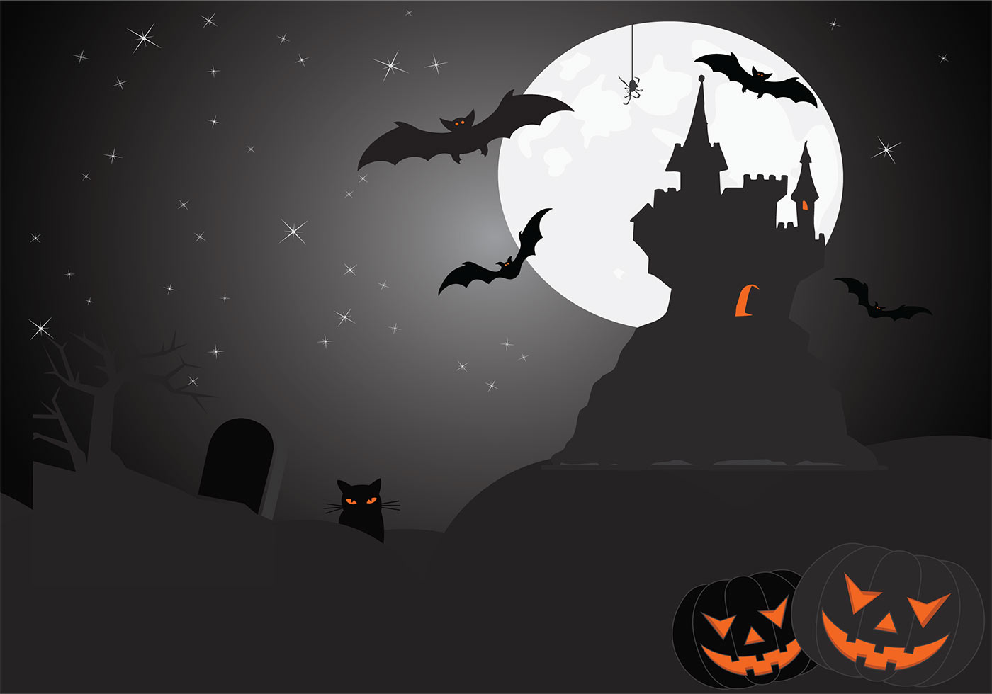 Eerie Halloween Wallpaper Psd - Papel Tapiz De Halloween - HD Wallpaper 