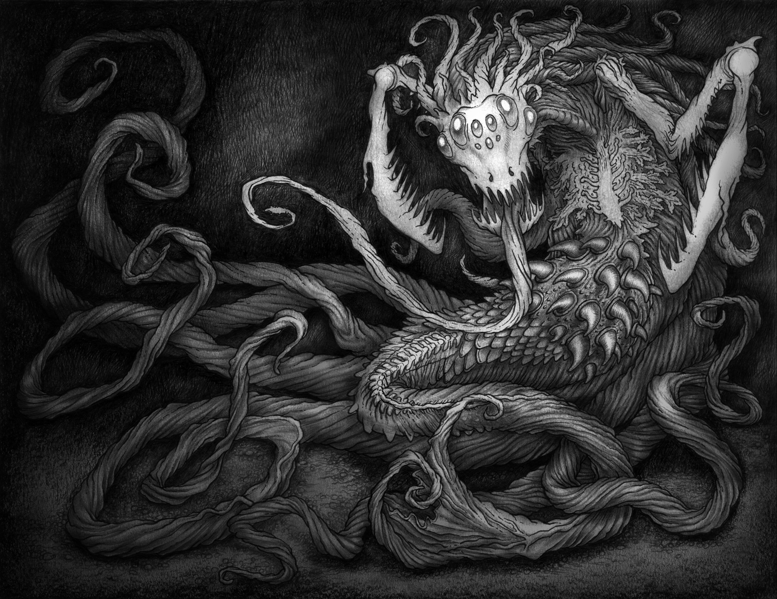 Dark Horror Wallpaper Widescreen Widescreen, Hd, Color - Dark Horror Horror - HD Wallpaper 