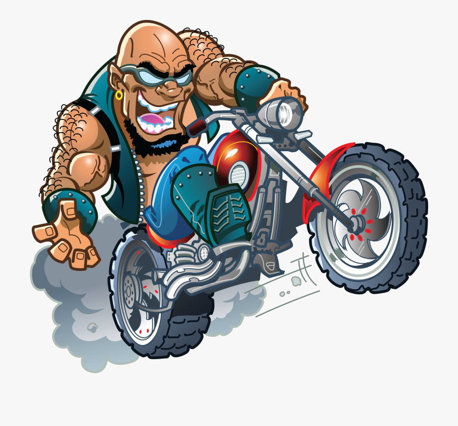 Harley Davidson Clip Art - Biker Cartoon - 920x854 Wallpaper 