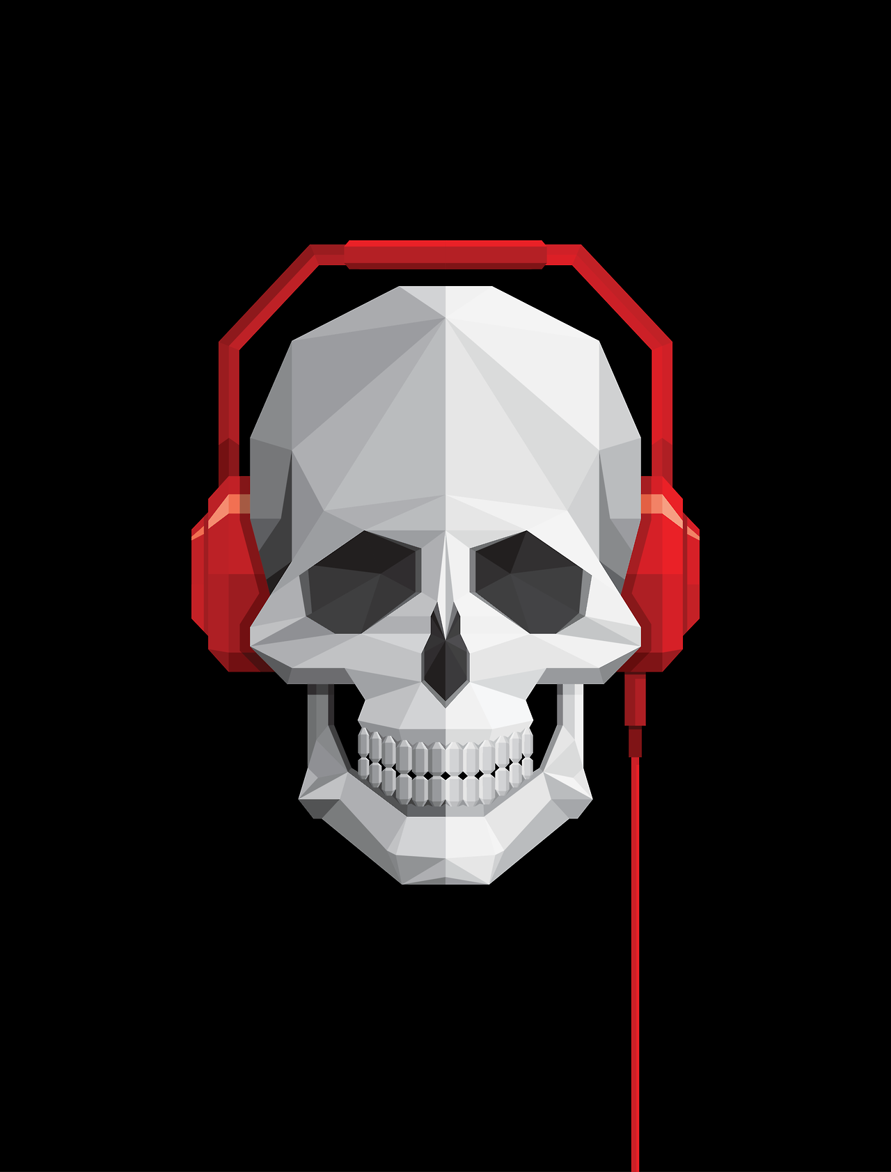 Imágenes De Calaveras Con Audífonos - HD Wallpaper 