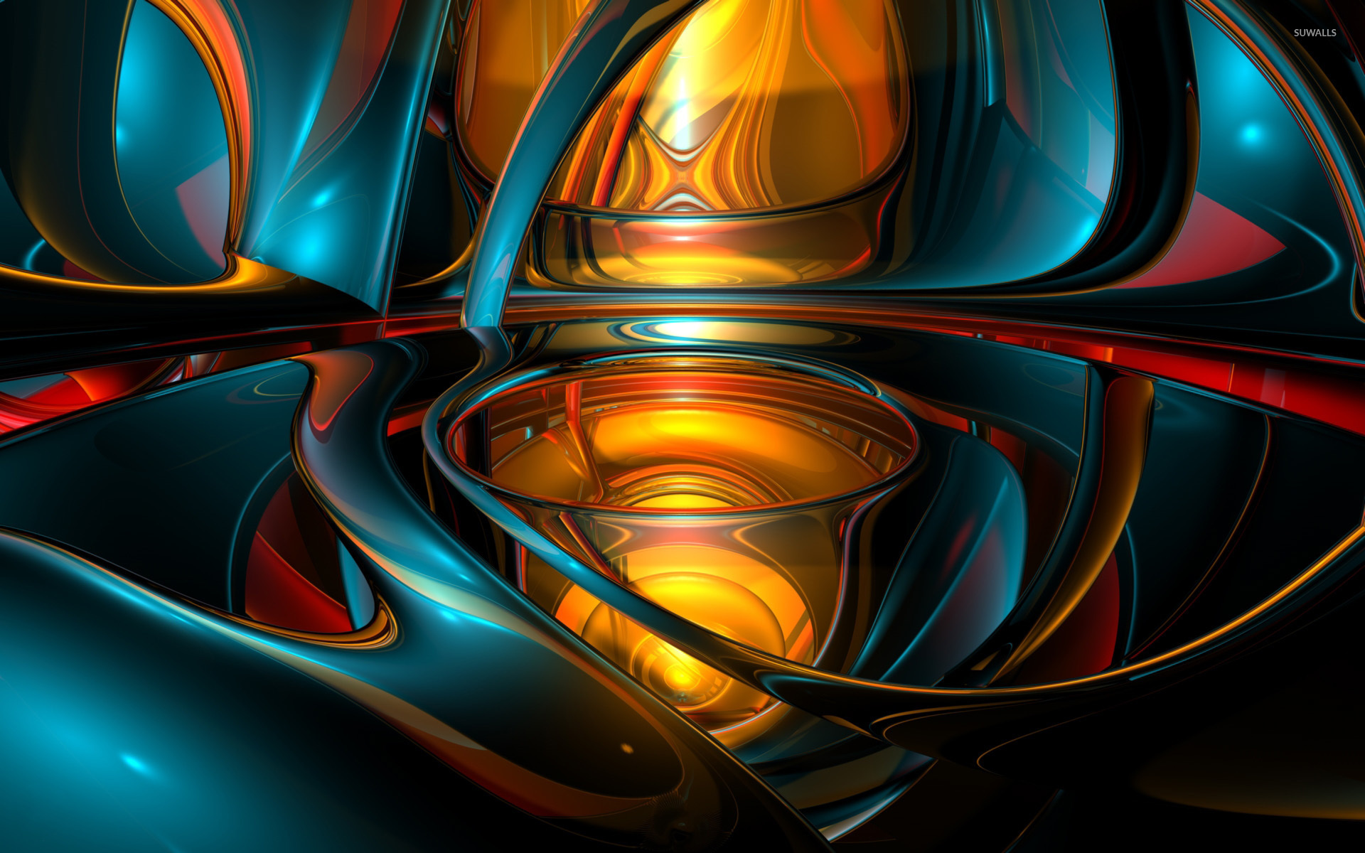 Abstract Shapes - HD Wallpaper 
