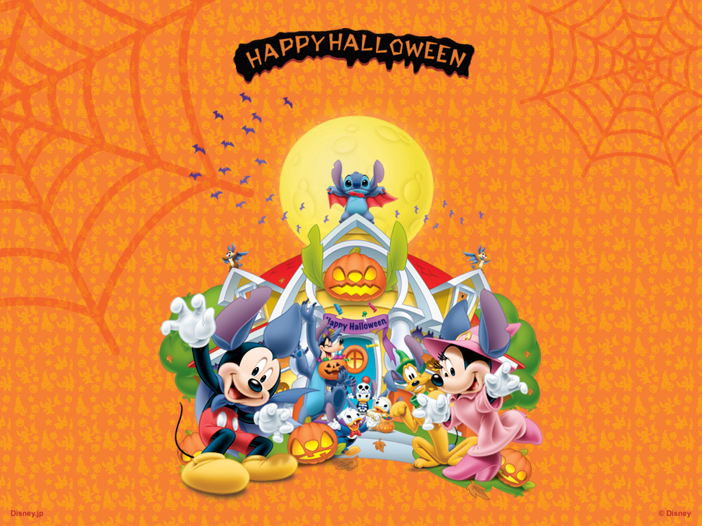 Disney Halloween Wallpaper - Happy Halloween Disney 2018 - HD Wallpaper 