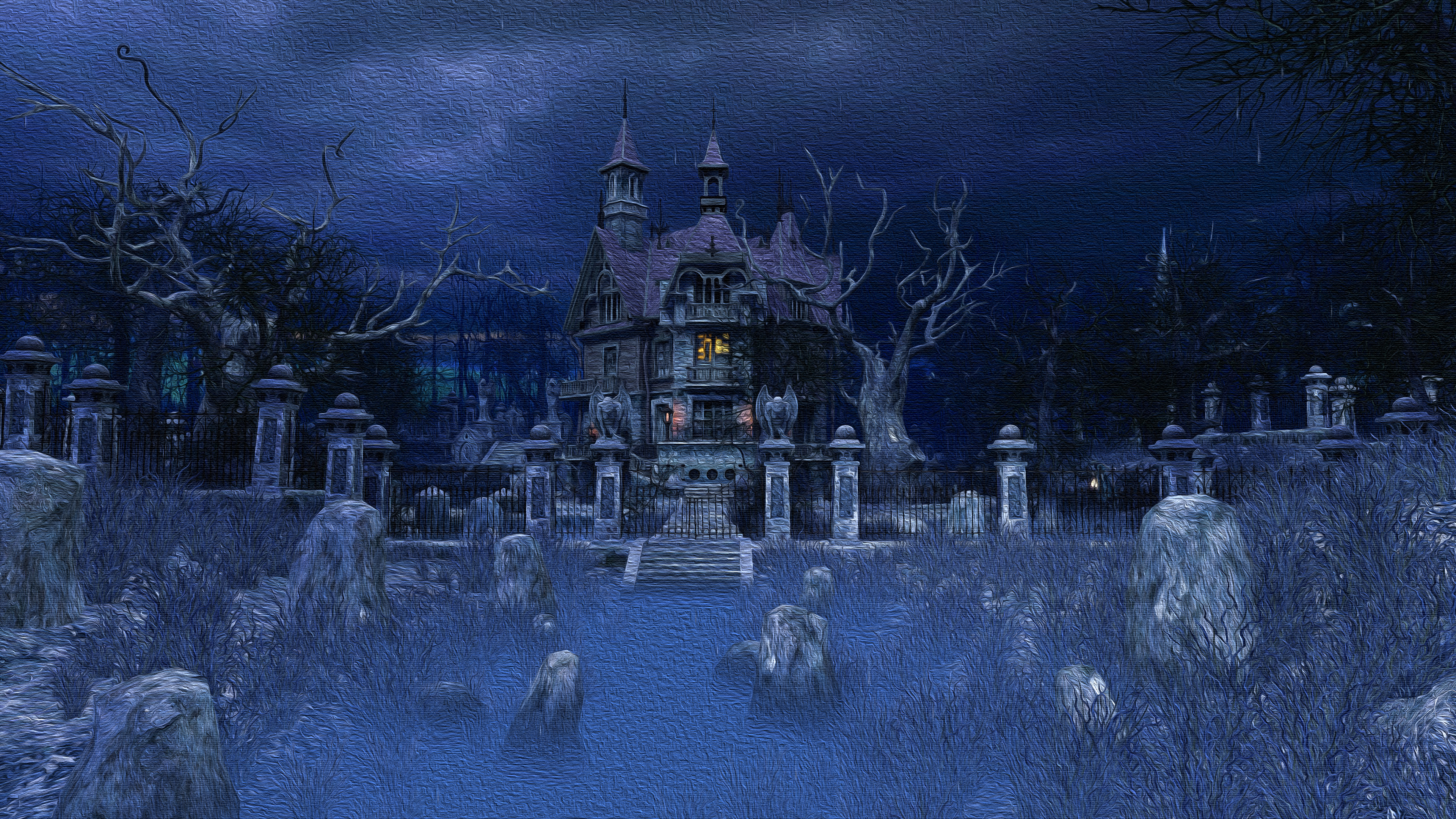 Haunted House Wallpaper 4k - HD Wallpaper 